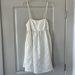 Anthropologie White Dress
